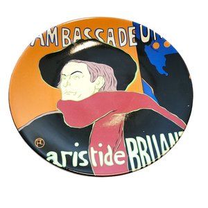 Sango Cabaret Plate Artistide Colorful Man 8" 1995 #4870 DH686